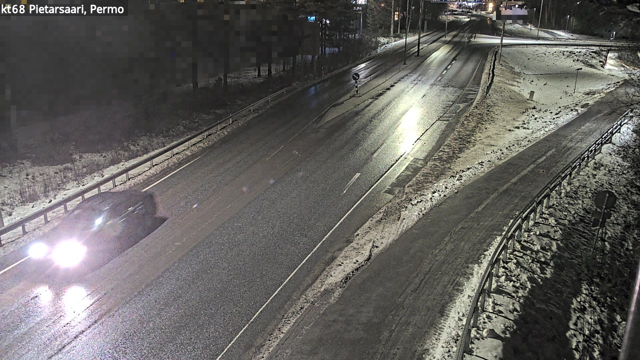 Weather Camera Image Väg 68 Jakobstad, Permo, Pietarsaari, Pohjanmaa