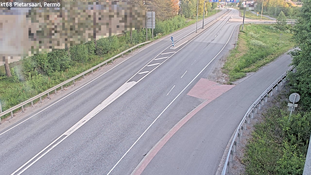 Weather Camera Image Väg 68 Jakobstad, Permo, Pietarsaari, Pohjanmaa