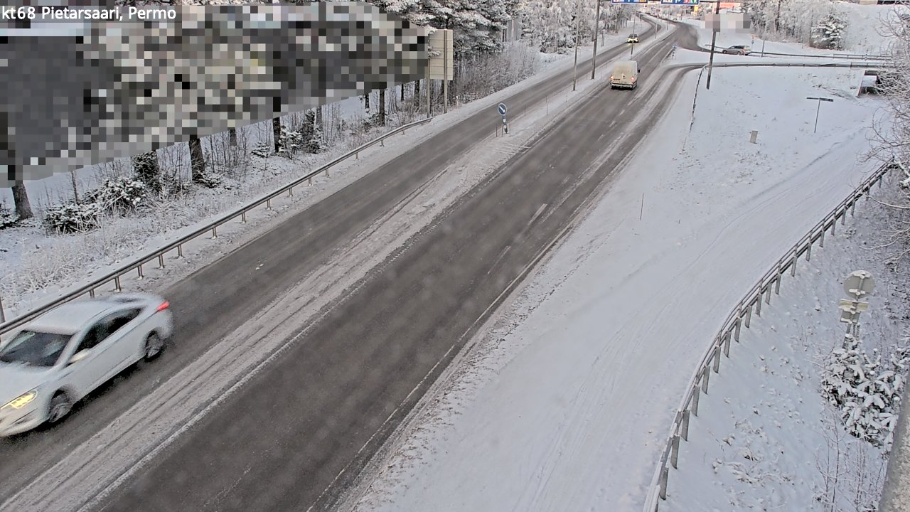 Weather Camera Image Road 68 Pietarsaari, Permo, Pietarsaari, Pohjanmaa