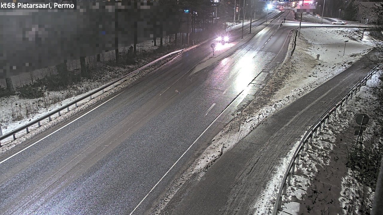 Weather Camera Image Väg 68 Jakobstad, Permo, Pietarsaari, Pohjanmaa