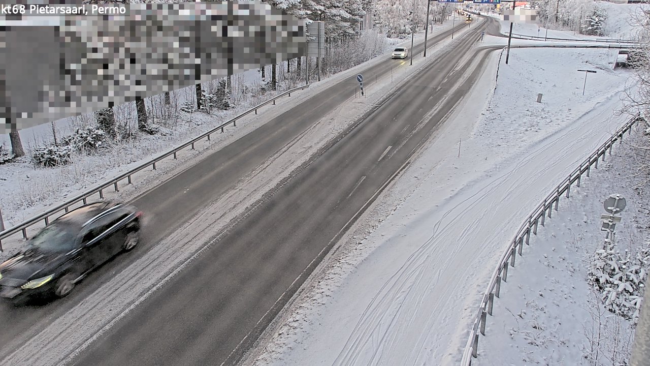 Weather Camera Image Väg 68 Jakobstad, Permo, Pietarsaari, Pohjanmaa