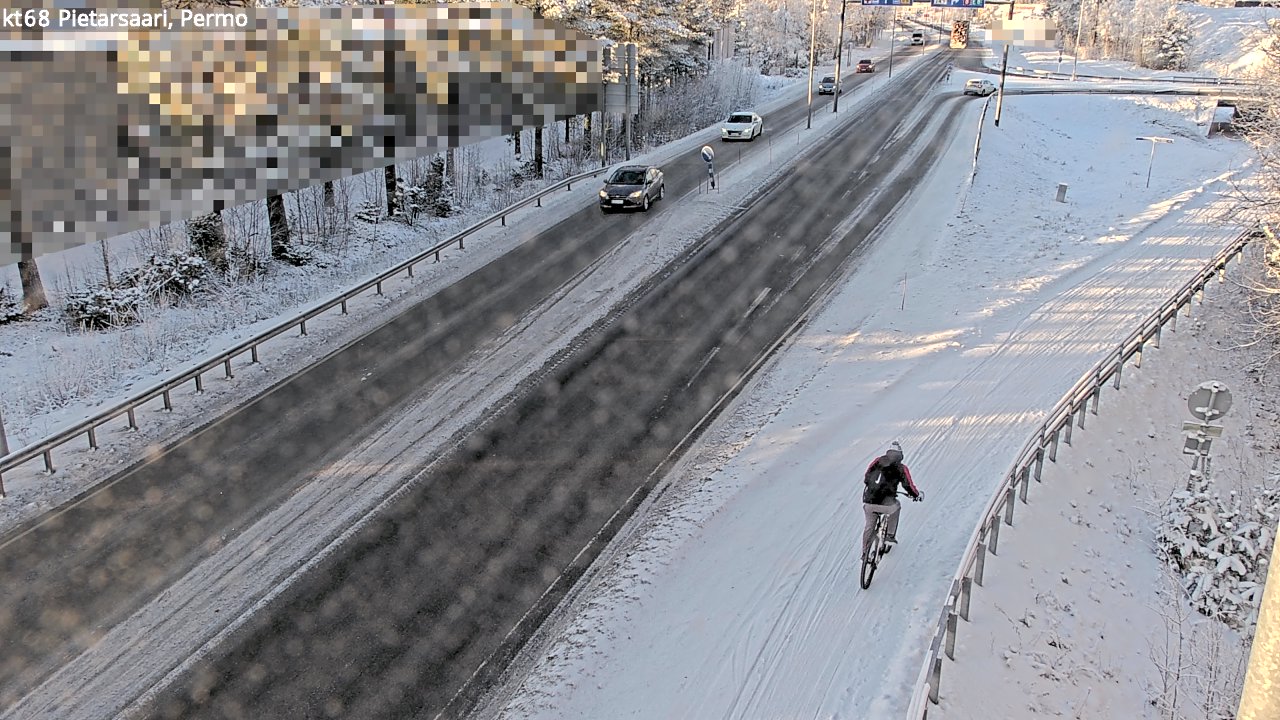 Weather Camera Image Väg 68 Jakobstad, Permo, Pietarsaari, Pohjanmaa