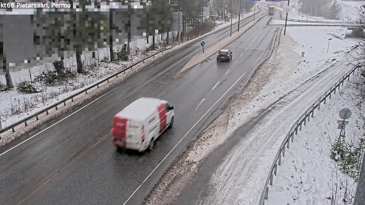 Weather Camera Image Väg 68 Jakobstad, Permo, Pietarsaari, Pohjanmaa