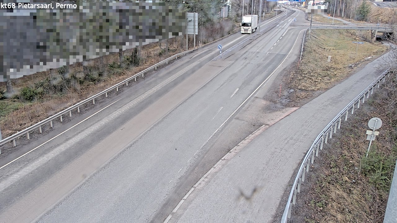 Weather Camera Image Väg 68 Jakobstad, Permo, Pietarsaari, Pohjanmaa