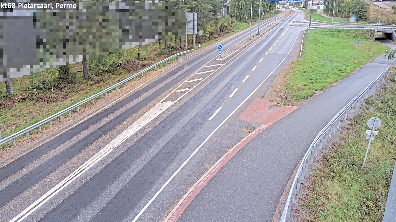 Weather Camera Image Väg 68 Jakobstad, Permo, Pietarsaari, Pohjanmaa