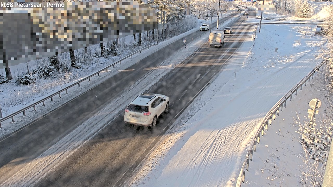 Weather Camera Image Väg 68 Jakobstad, Permo, Pietarsaari, Pohjanmaa