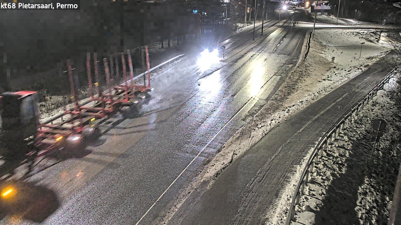 Weather Camera Image Väg 68 Jakobstad, Permo, Pietarsaari, Pohjanmaa