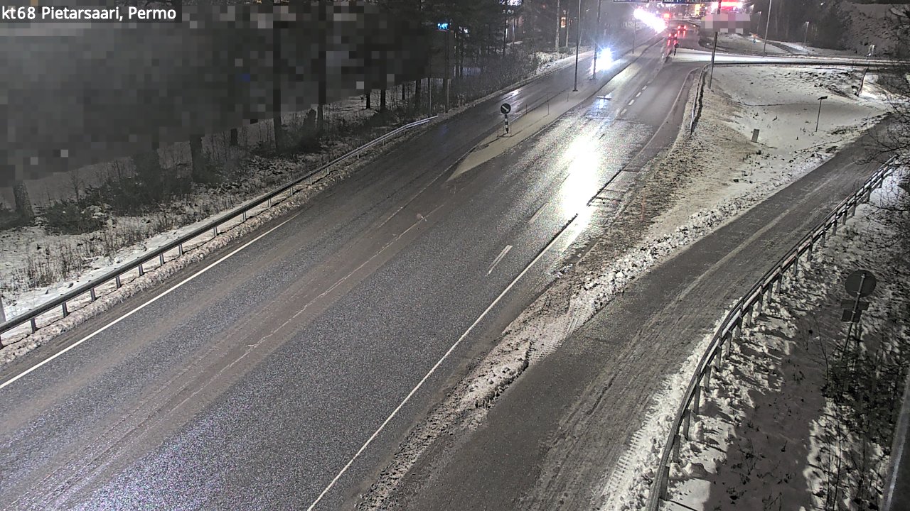 Weather Camera Image Väg 68 Jakobstad, Permo, Pietarsaari, Pohjanmaa