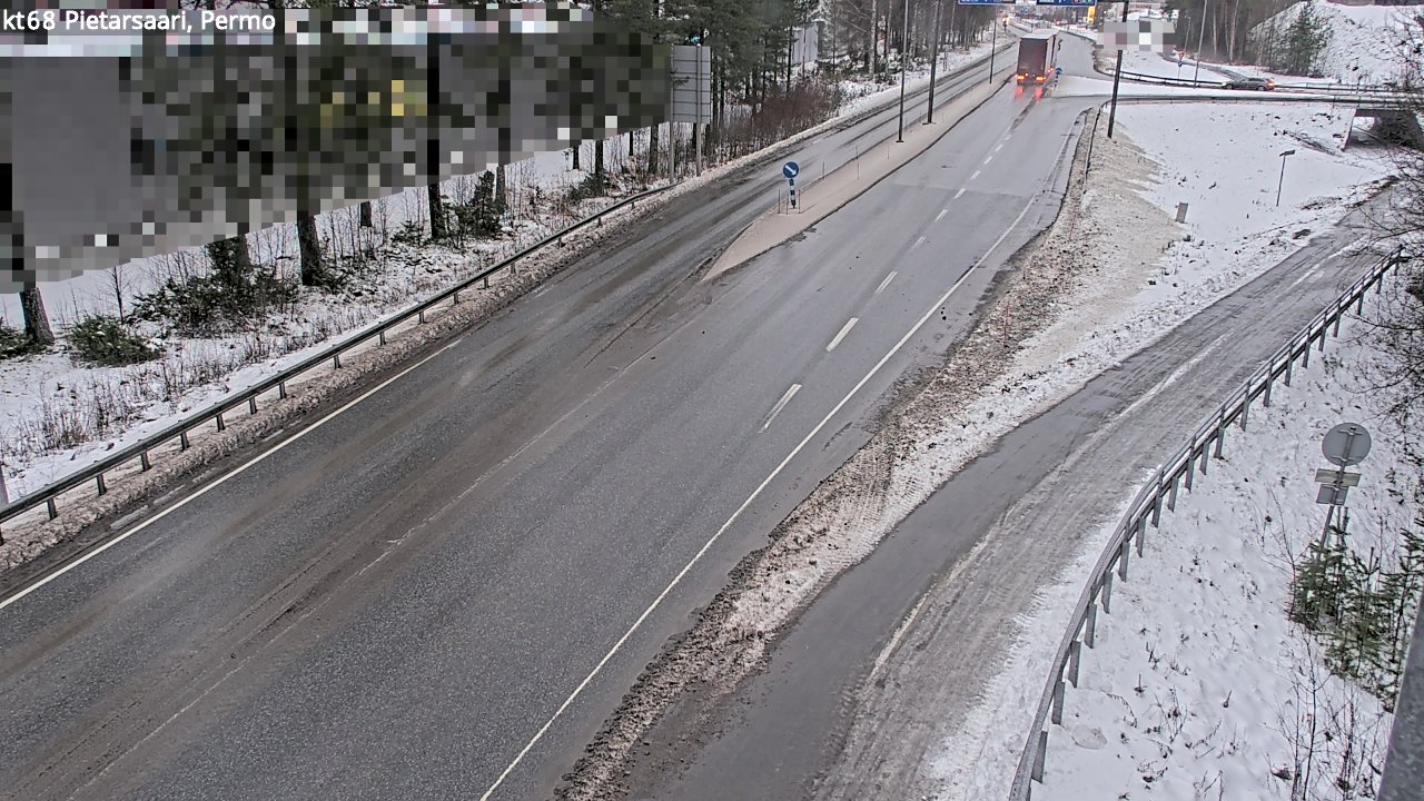 Weather Camera Image Väg 68 Jakobstad, Permo, Pietarsaari, Pohjanmaa