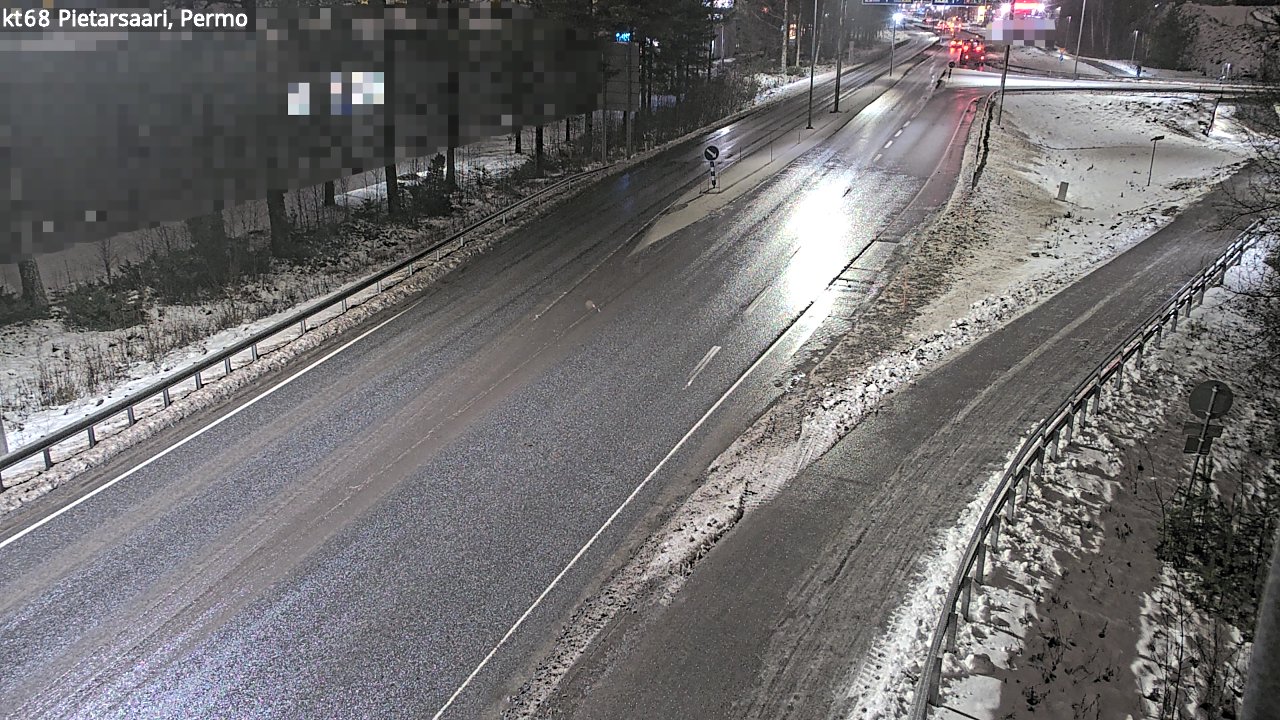 Weather Camera Image Väg 68 Jakobstad, Permo, Pietarsaari, Pohjanmaa