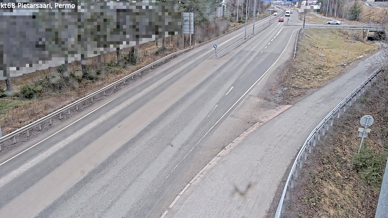 Weather Camera Image Road 68 Pietarsaari, Permo, Pietarsaari, Pohjanmaa