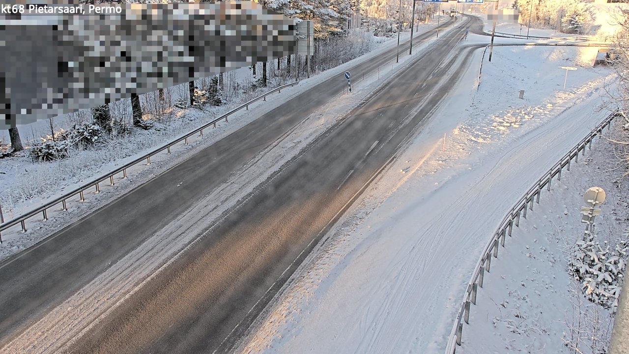 Weather Camera Image Road 68 Pietarsaari, Permo, Pietarsaari, Pohjanmaa