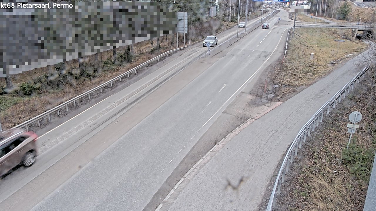 Weather Camera Image Väg 68 Jakobstad, Permo, Pietarsaari, Pohjanmaa