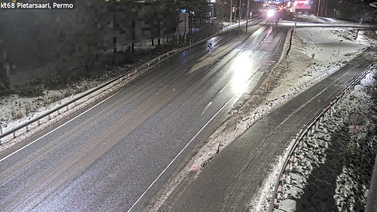 Weather Camera Image Väg 68 Jakobstad, Permo, Pietarsaari, Pohjanmaa