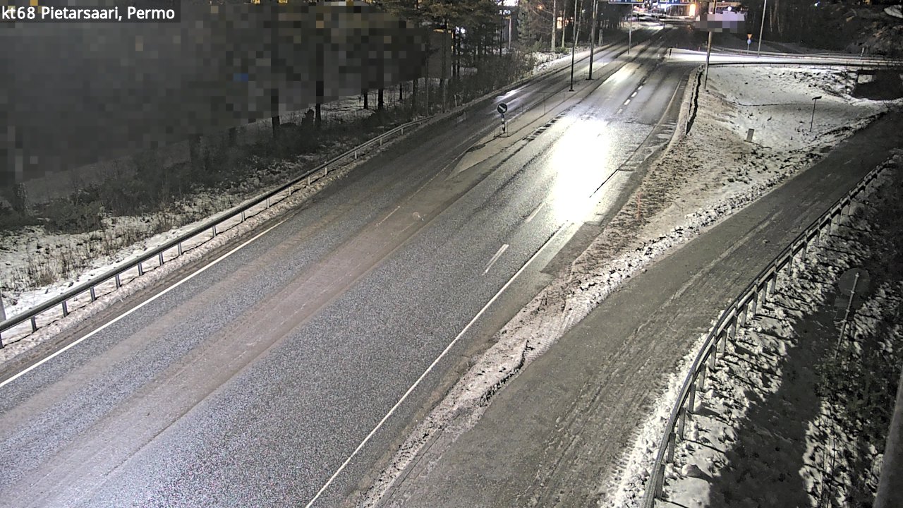 Weather Camera Image Väg 68 Jakobstad, Permo, Pietarsaari, Pohjanmaa