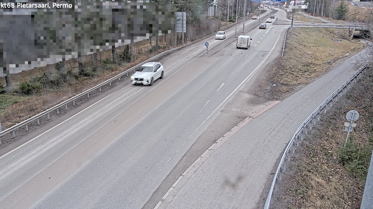Weather Camera Image Road 68 Pietarsaari, Permo, Pietarsaari, Pohjanmaa