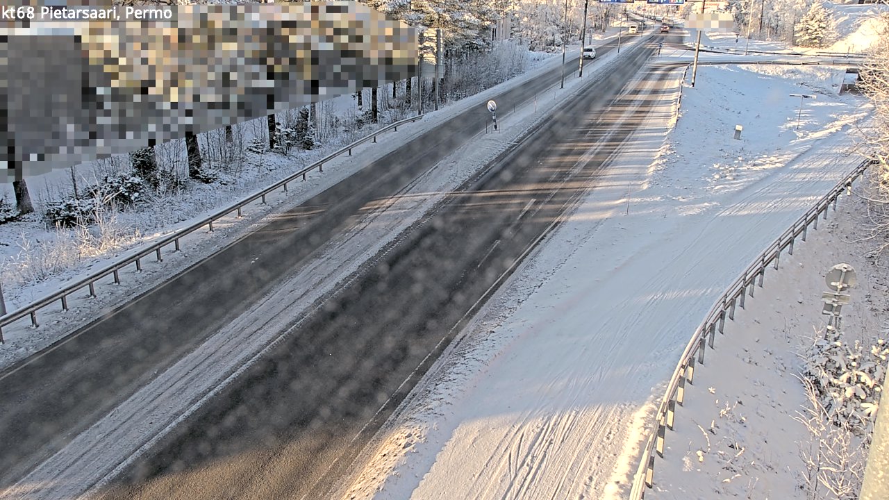 Weather Camera Image Väg 68 Jakobstad, Permo, Pietarsaari, Pohjanmaa