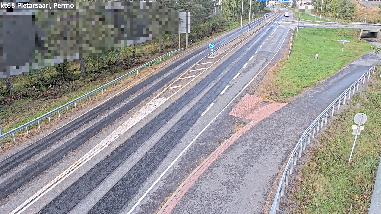 Weather Camera Image Väg 68 Jakobstad, Permo, Pietarsaari, Pohjanmaa