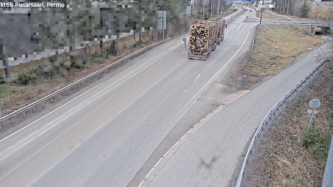 Weather Camera Image Road 68 Pietarsaari, Permo, Pietarsaari, Pohjanmaa