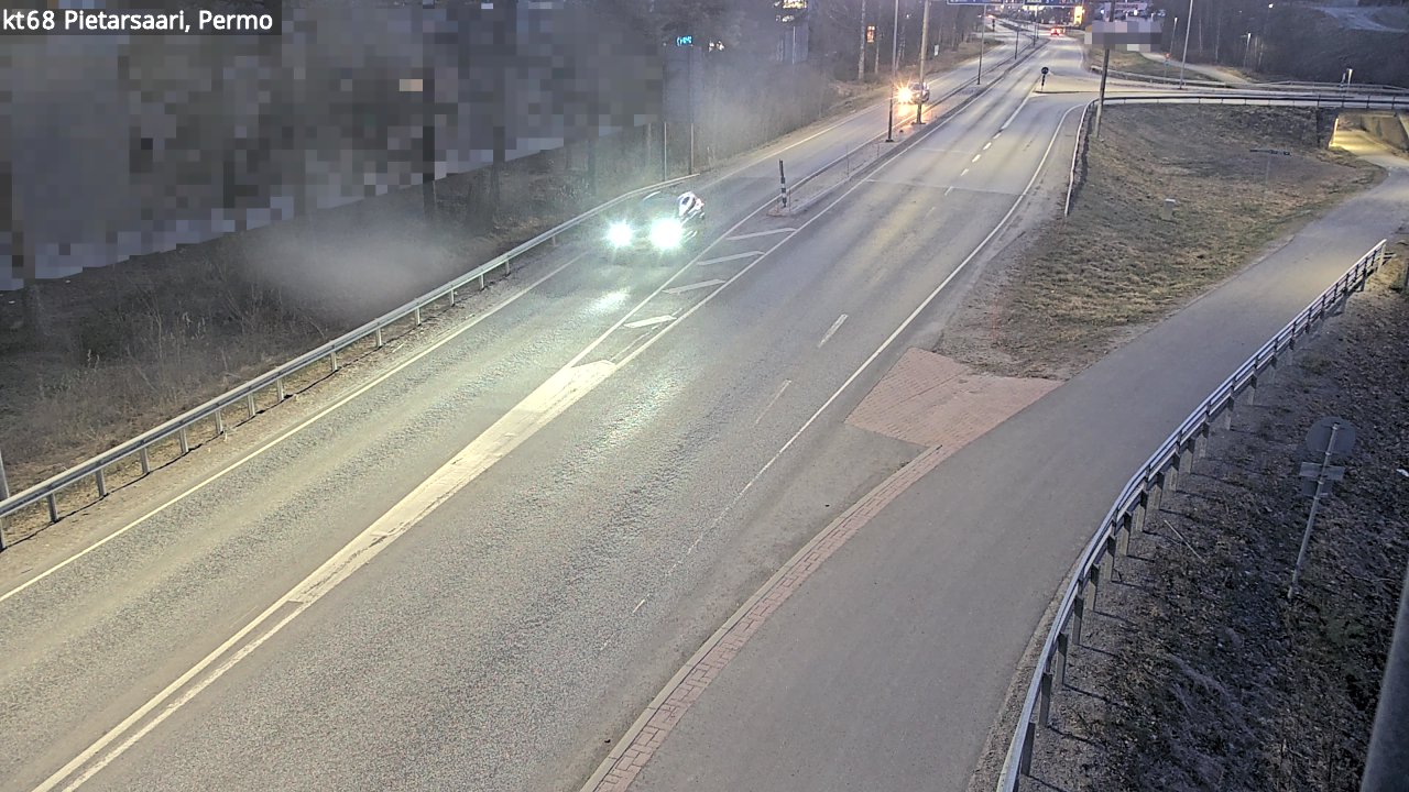 Weather Camera Image Road 68 Pietarsaari, Permo, Pietarsaari, Pohjanmaa