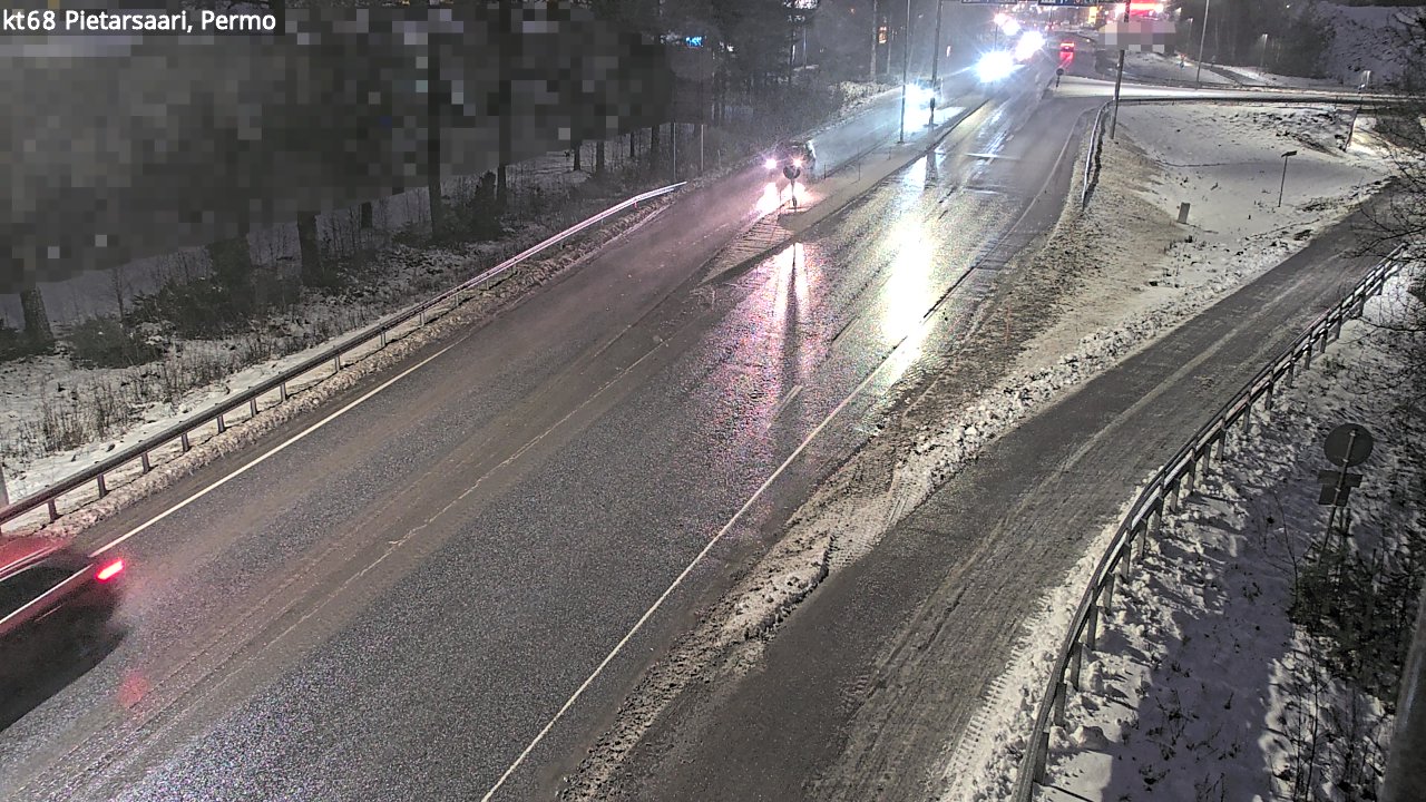 Weather Camera Image Väg 68 Jakobstad, Permo, Pietarsaari, Pohjanmaa