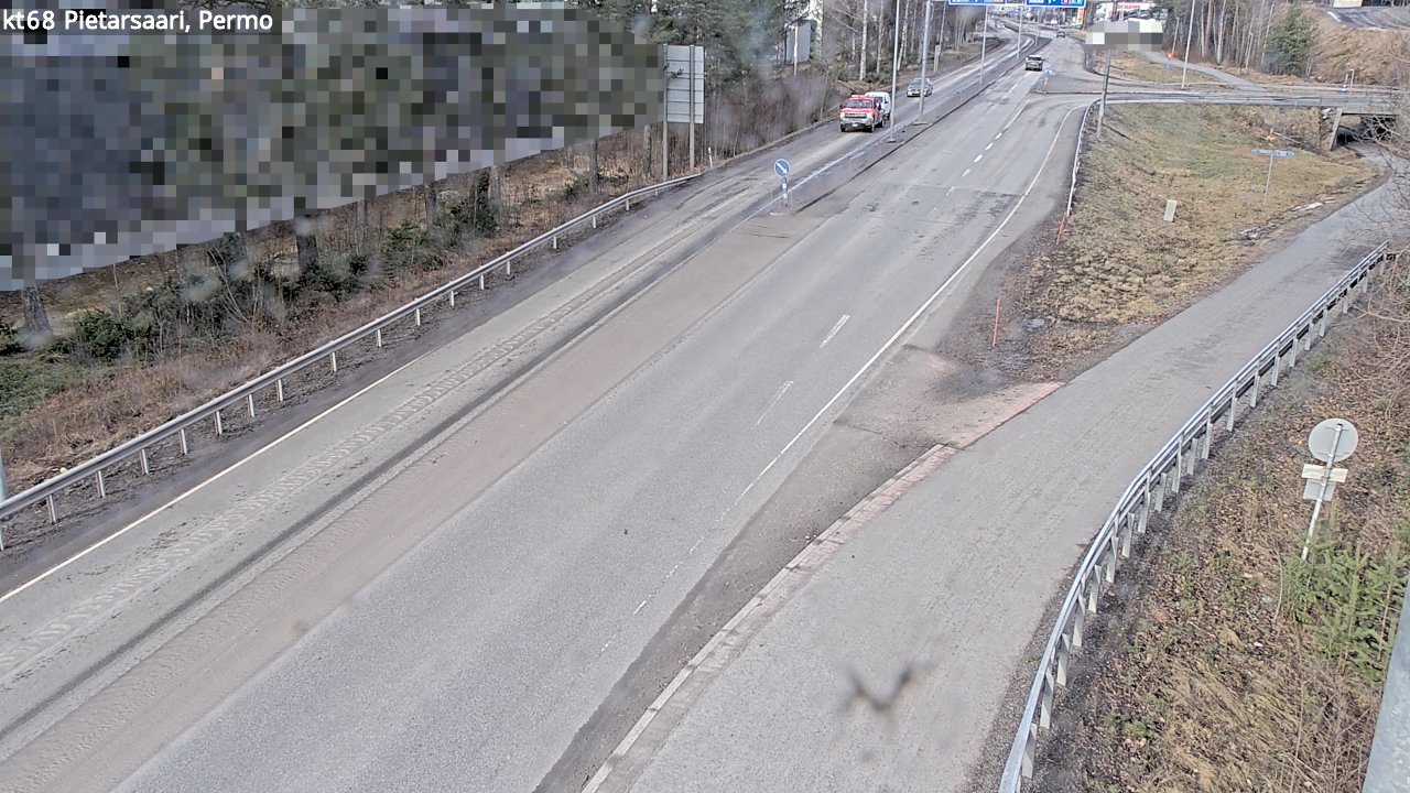 Weather Camera Image Väg 68 Jakobstad, Permo, Pietarsaari, Pohjanmaa