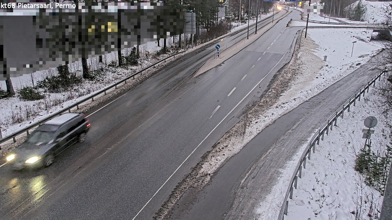 Weather Camera Image Väg 68 Jakobstad, Permo, Pietarsaari, Pohjanmaa
