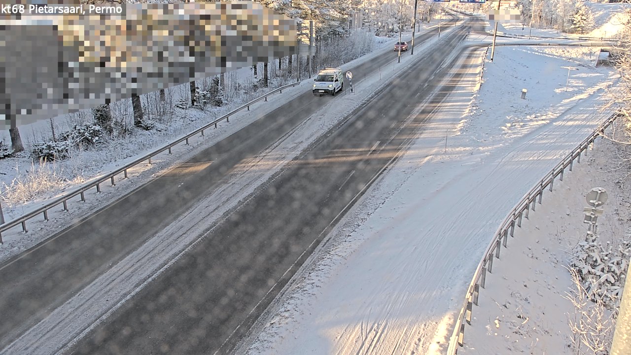 Weather Camera Image Väg 68 Jakobstad, Permo, Pietarsaari, Pohjanmaa