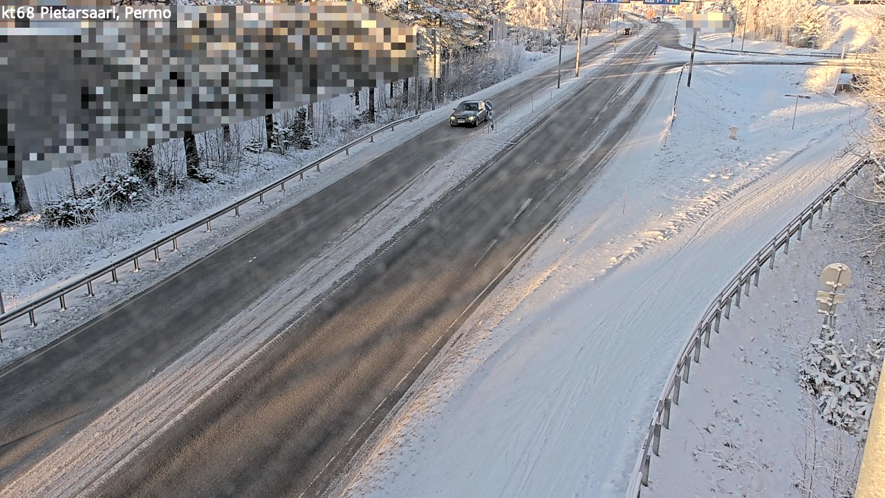Weather Camera Image Road 68 Pietarsaari, Permo, Pietarsaari, Pohjanmaa