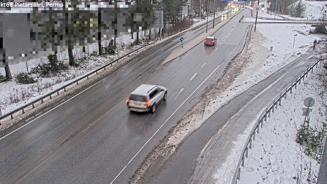 Weather Camera Image Väg 68 Jakobstad, Permo, Pietarsaari, Pohjanmaa