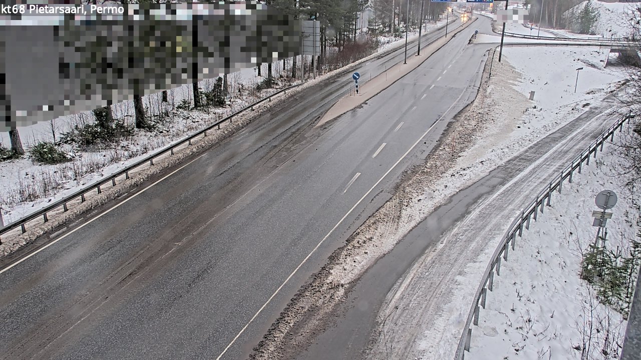 Weather Camera Image Väg 68 Jakobstad, Permo, Pietarsaari, Pohjanmaa