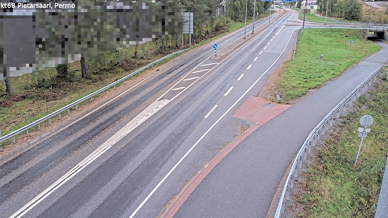 Weather Camera Image Väg 68 Jakobstad, Permo, Pietarsaari, Pohjanmaa