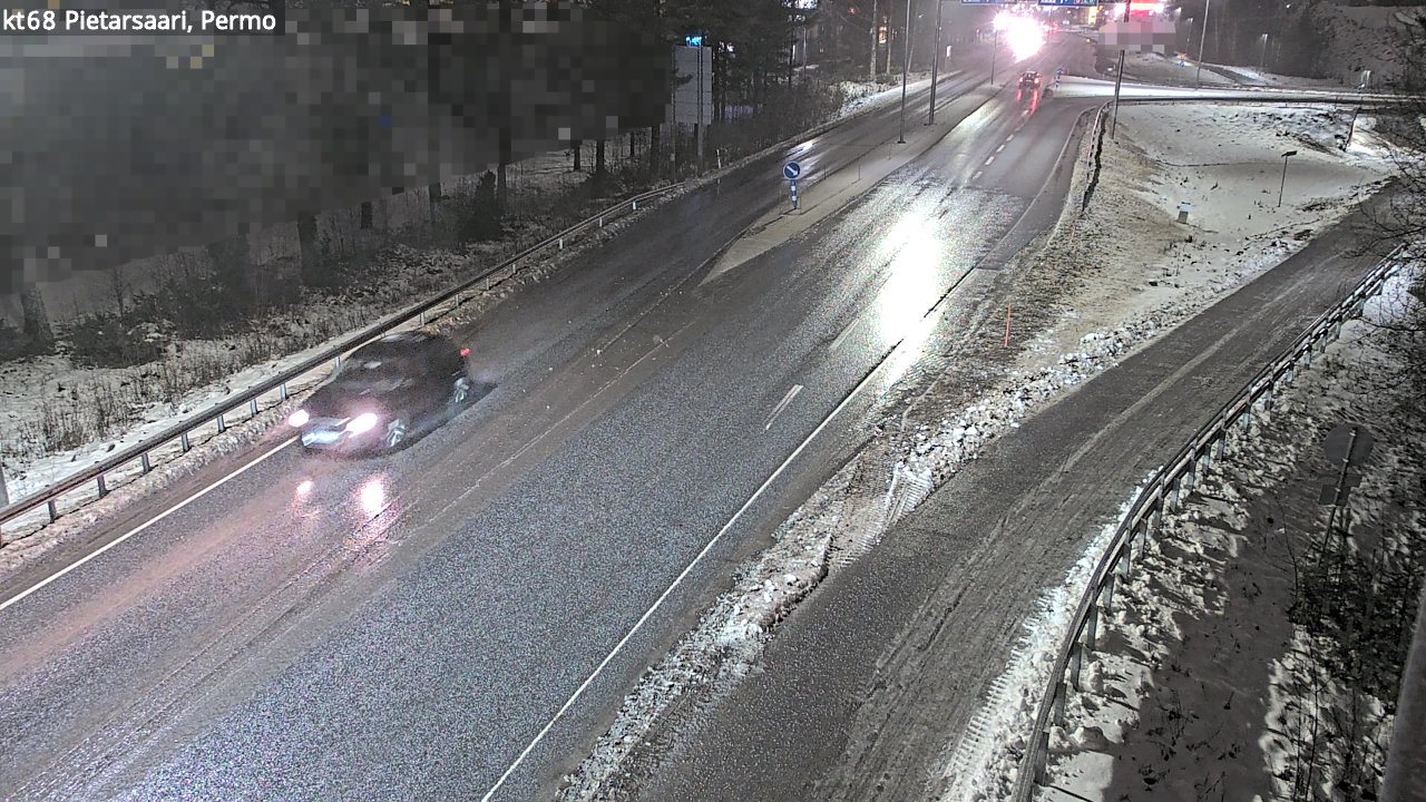 Weather Camera Image Väg 68 Jakobstad, Permo, Pietarsaari, Pohjanmaa