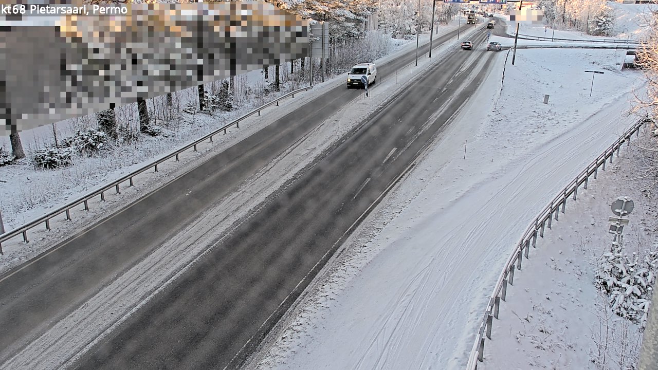 Weather Camera Image Väg 68 Jakobstad, Permo, Pietarsaari, Pohjanmaa