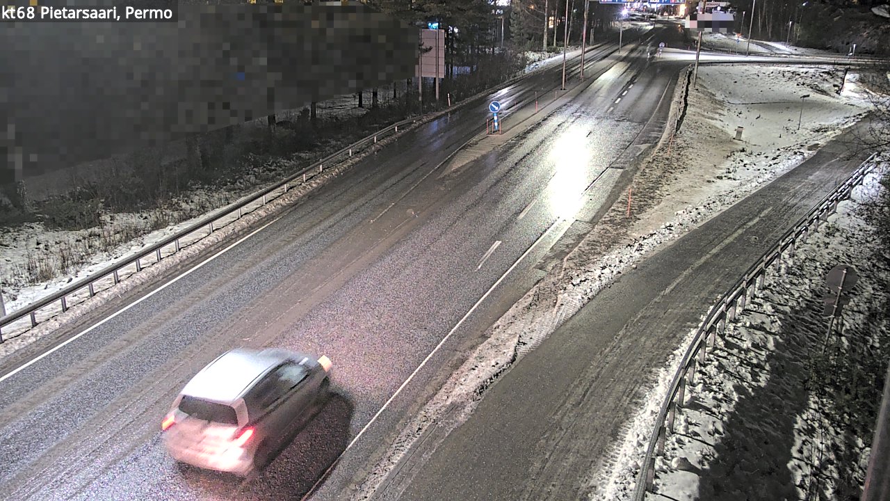 Weather Camera Image Väg 68 Jakobstad, Permo, Pietarsaari, Pohjanmaa