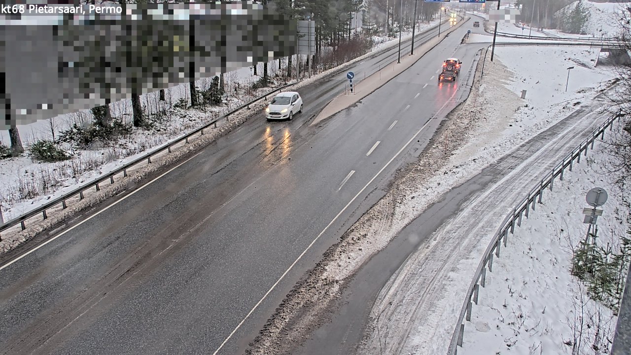 Weather Camera Image Väg 68 Jakobstad, Permo, Pietarsaari, Pohjanmaa