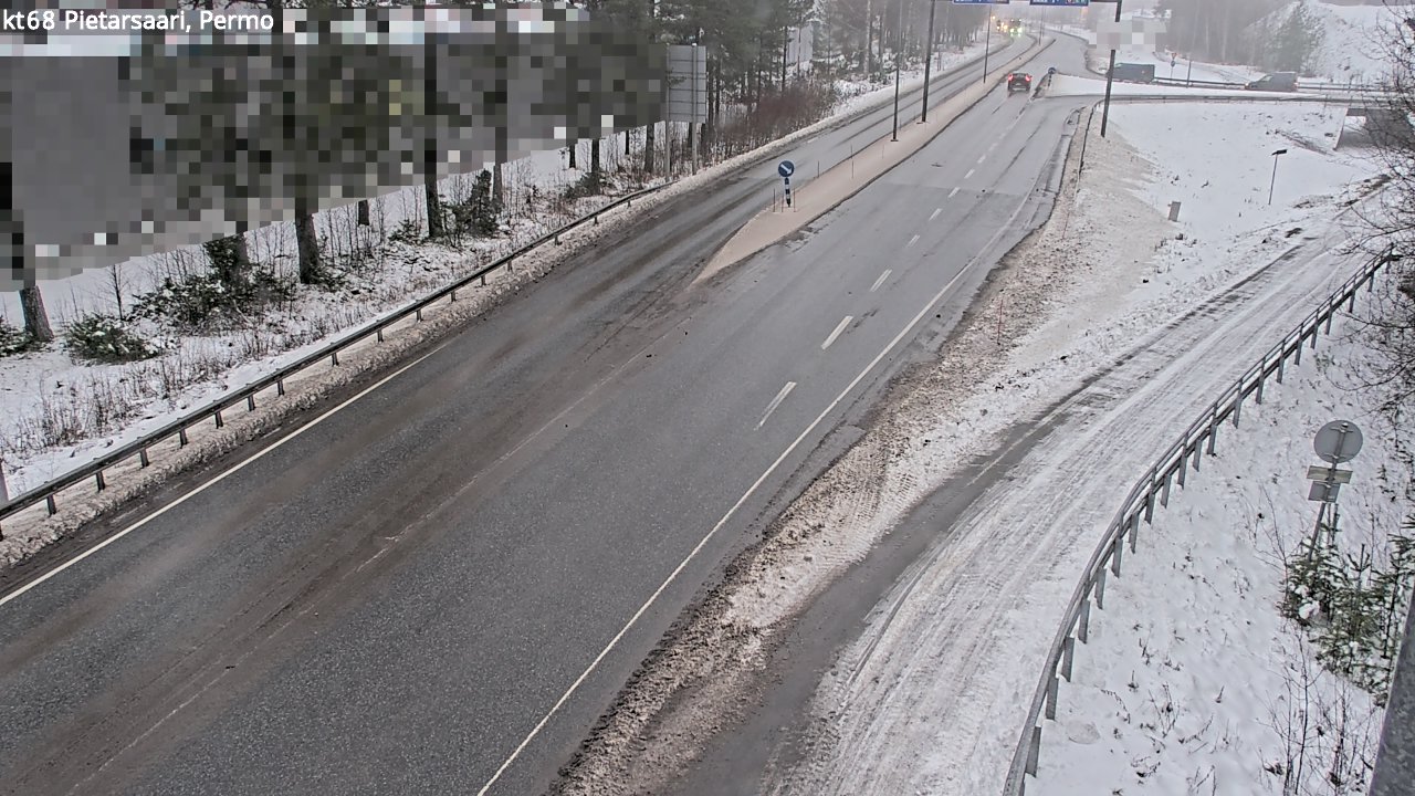 Weather Camera Image Väg 68 Jakobstad, Permo, Pietarsaari, Pohjanmaa