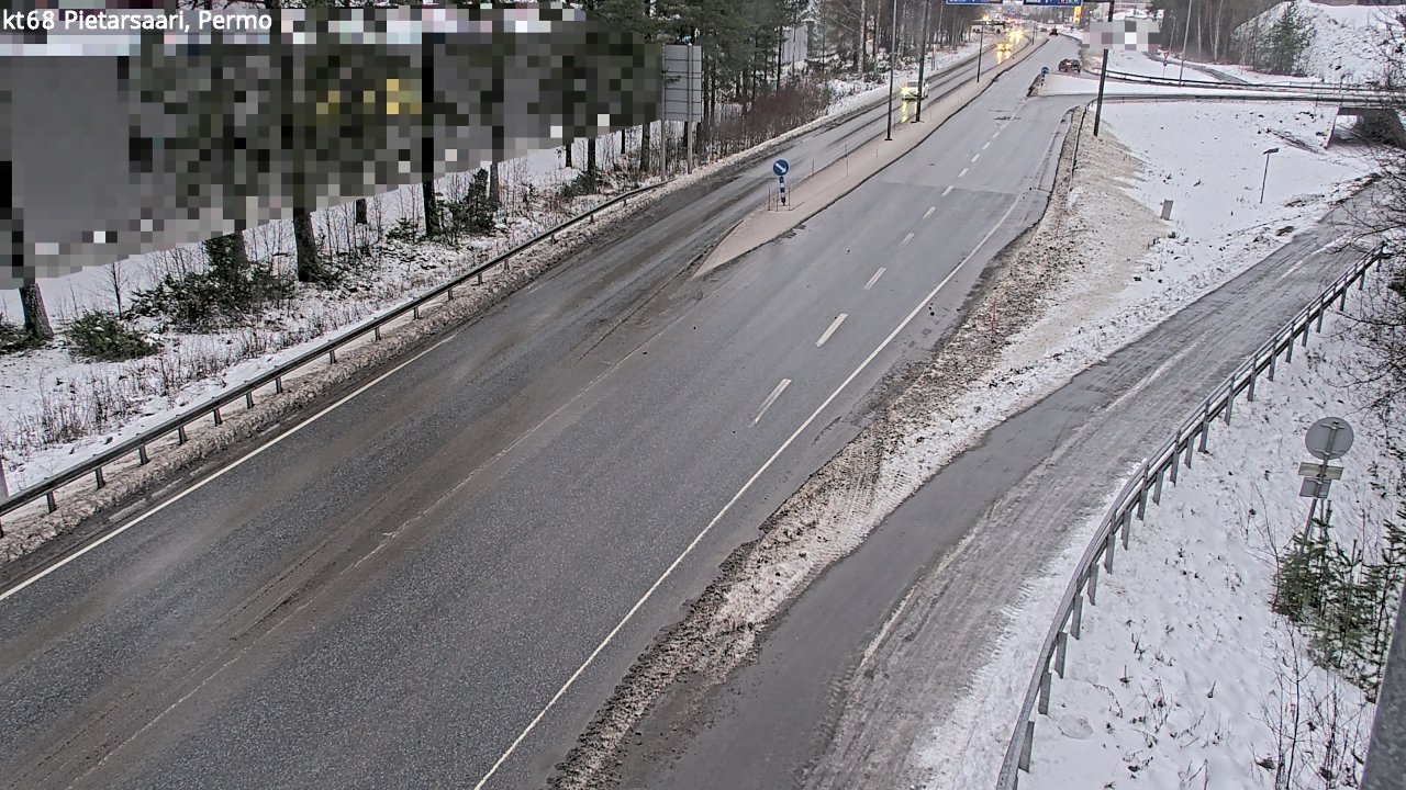 Weather Camera Image Väg 68 Jakobstad, Permo, Pietarsaari, Pohjanmaa