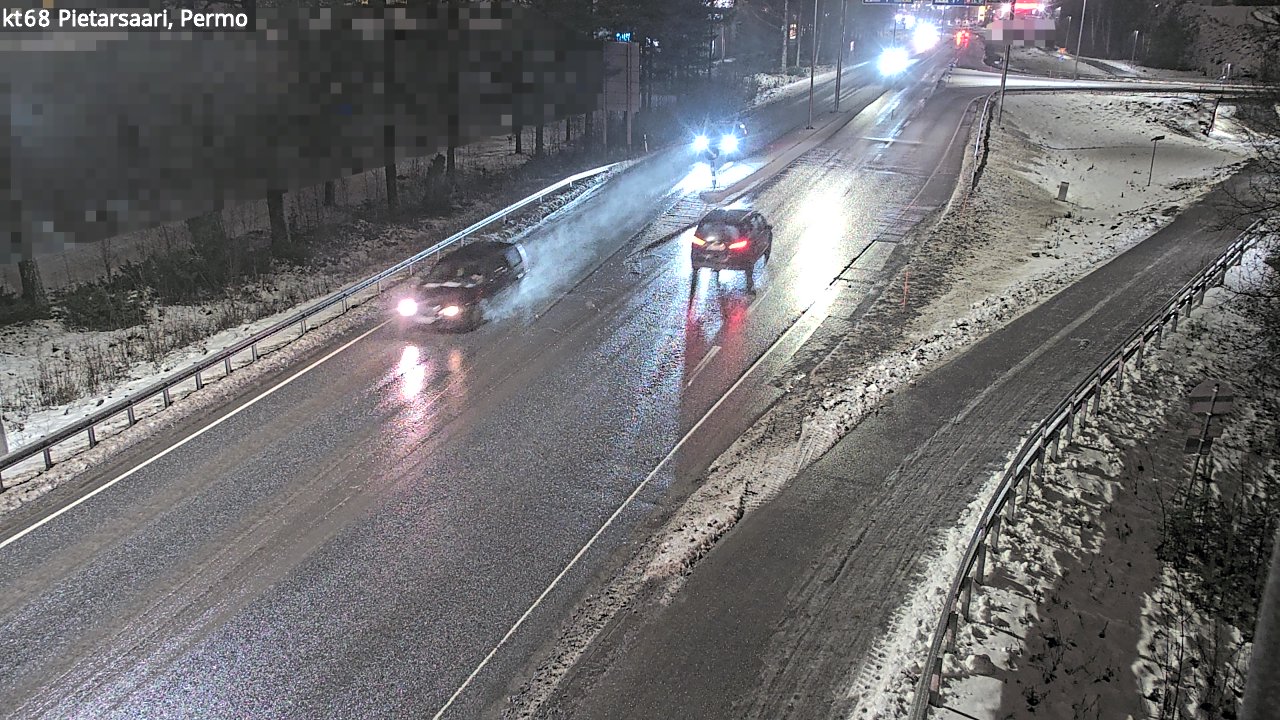 Weather Camera Image Väg 68 Jakobstad, Permo, Pietarsaari, Pohjanmaa