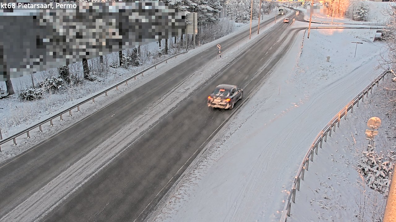 Weather Camera Image Road 68 Pietarsaari, Permo, Pietarsaari, Pohjanmaa