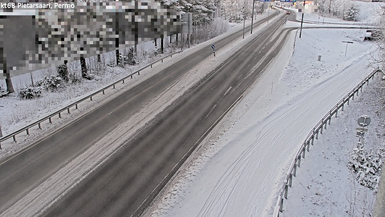 Weather Camera Image Väg 68 Jakobstad, Permo, Pietarsaari, Pohjanmaa