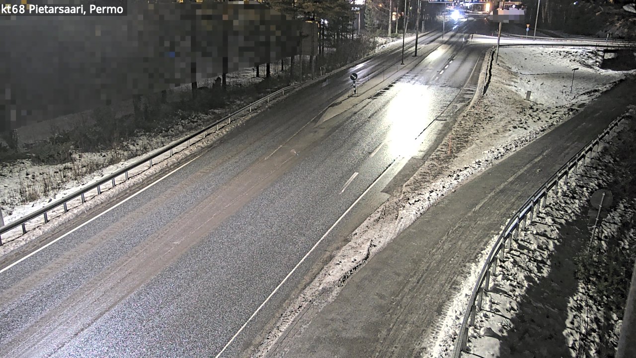 Weather Camera Image Väg 68 Jakobstad, Permo, Pietarsaari, Pohjanmaa