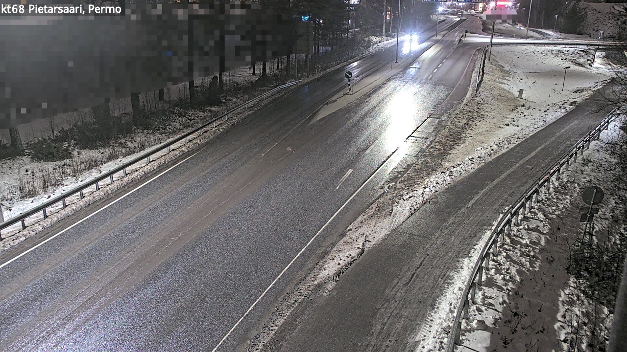 Weather Camera Image Väg 68 Jakobstad, Permo, Pietarsaari, Pohjanmaa
