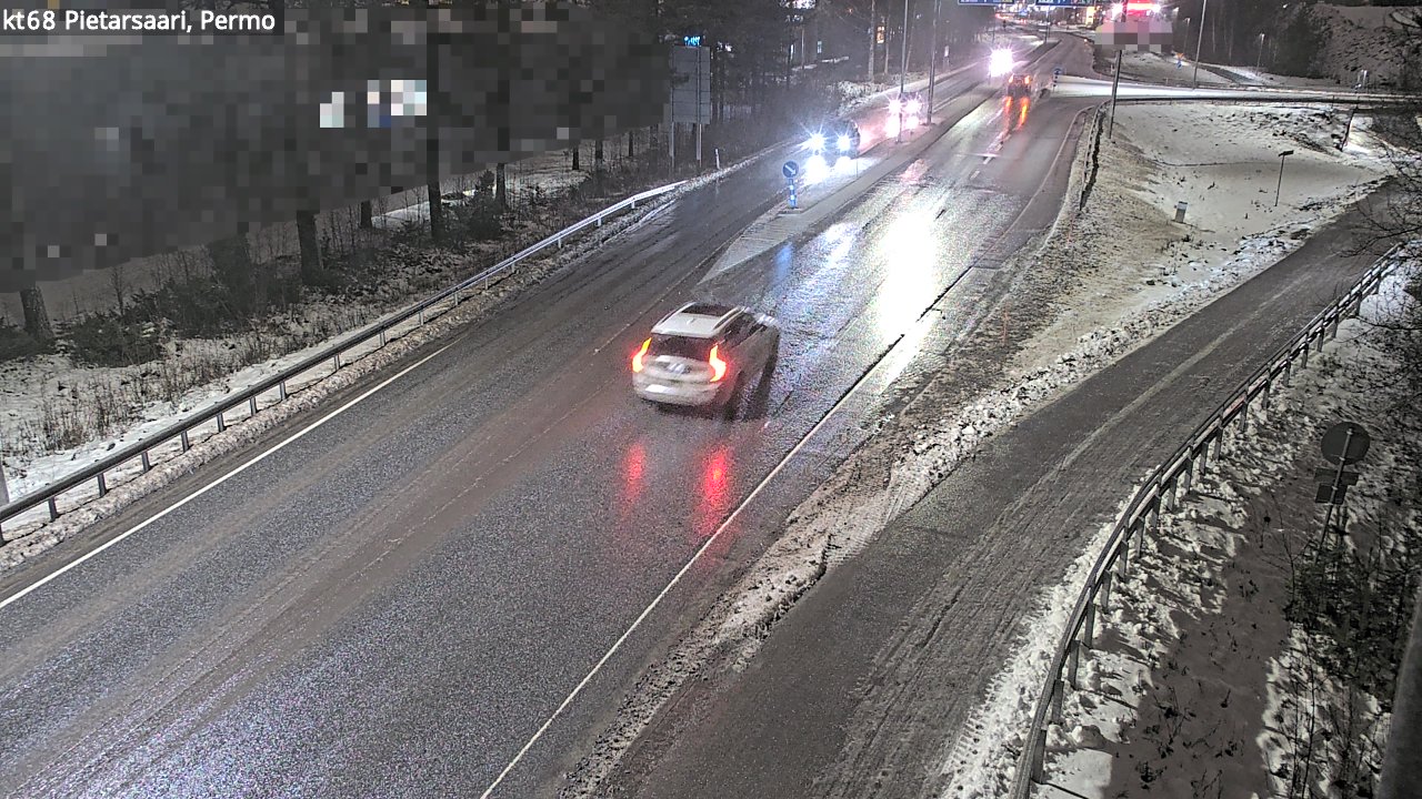 Weather Camera Image Väg 68 Jakobstad, Permo, Pietarsaari, Pohjanmaa