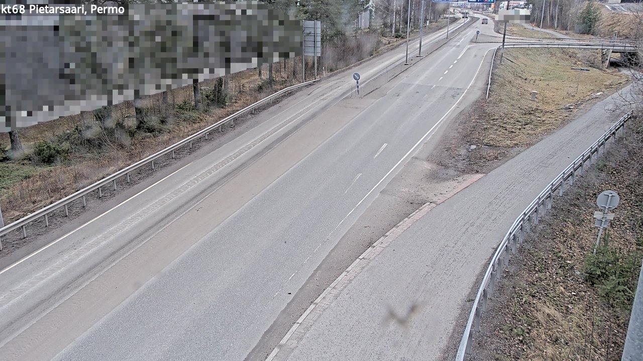 Weather Camera Image Väg 68 Jakobstad, Permo, Pietarsaari, Pohjanmaa
