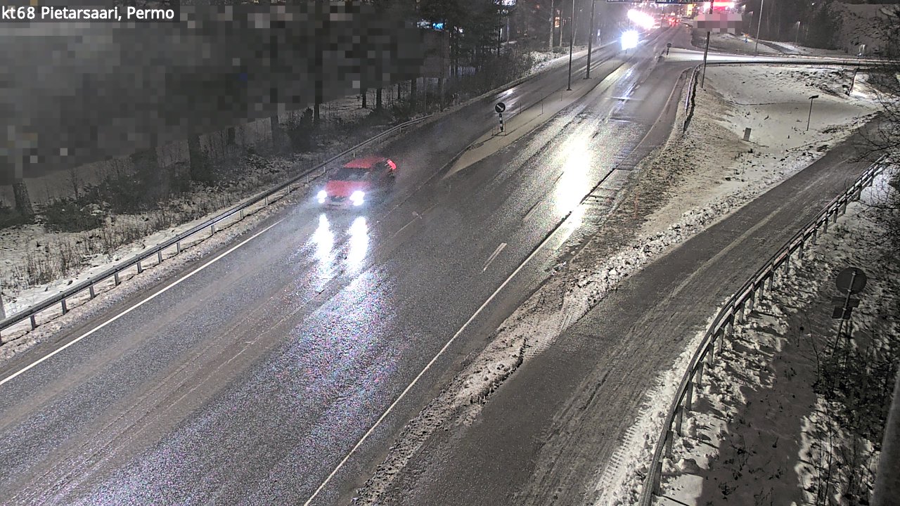 Weather Camera Image Väg 68 Jakobstad, Permo, Pietarsaari, Pohjanmaa