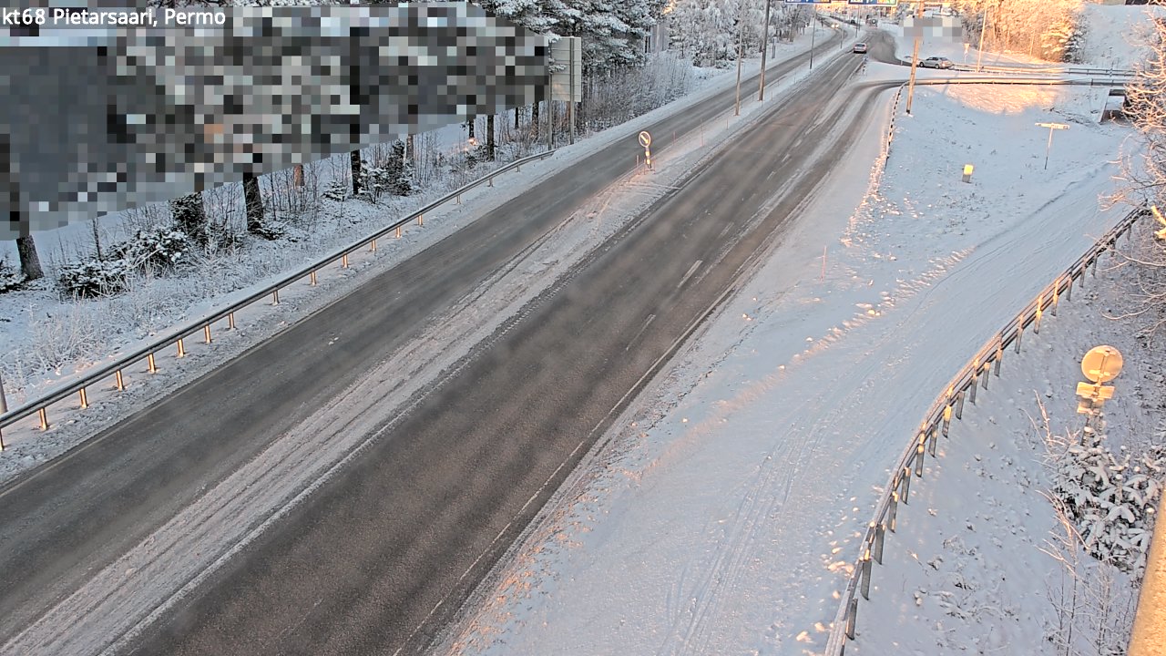 Weather Camera Image Road 68 Pietarsaari, Permo, Pietarsaari, Pohjanmaa