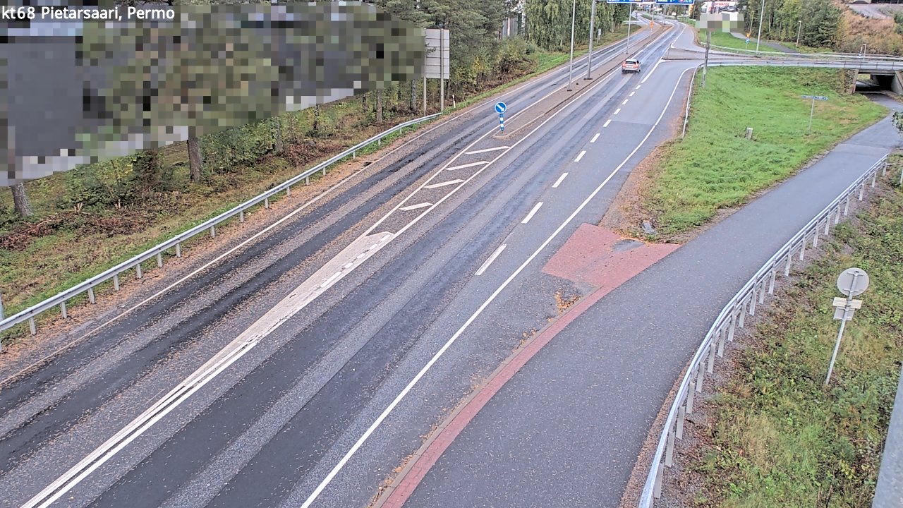 Weather Camera Image Väg 68 Jakobstad, Permo, Pietarsaari, Pohjanmaa