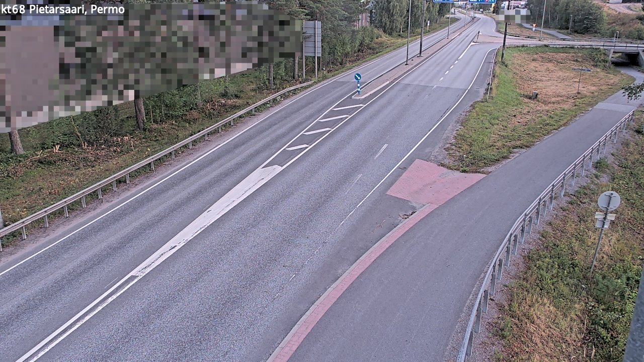 Weather Camera Image Road 68 Pietarsaari, Permo, Pietarsaari, Pohjanmaa