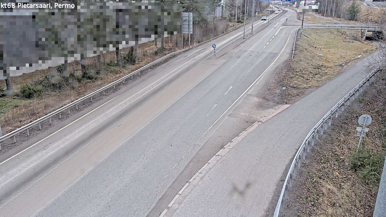 Weather Camera Image Väg 68 Jakobstad, Permo, Pietarsaari, Pohjanmaa